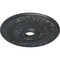Ekena Millwork Swindon Ceiling Medallion (Fits Canopies up to 6 1/8"), Hand-Painted Pewter, 24"OD x 4"ID x 1 1/2"P CM24SWPES - alternate 3